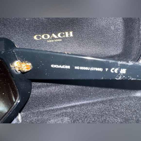Coach sunglassessses NWT! Case , papers and cleaning clothes included - Picture 6 of 13